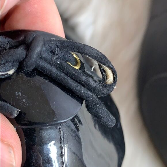 Cole Haan Ashlynn  Black Patent Ballet Flats Sz 8 - Picture 7 of 9